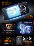 Rugged Smartphone 5G  Kingkong 11, 10200Mah Battery, Dimensity 7025, 6Nm, 2.5Ghz, 32GB RAM(16+16), 256GB ROM,108MP Camera