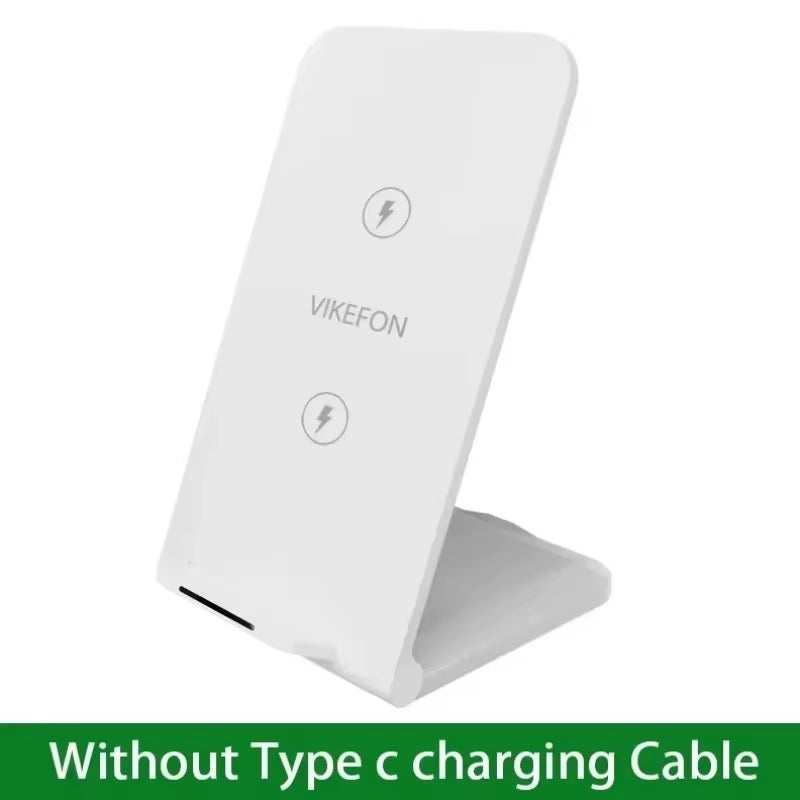 65W Wireless Charger Station Earphone Phone Fast Charging Charger Holder for Iphone 16 15 14 13 Pro Max Samsung S24 S23 Xiaomi