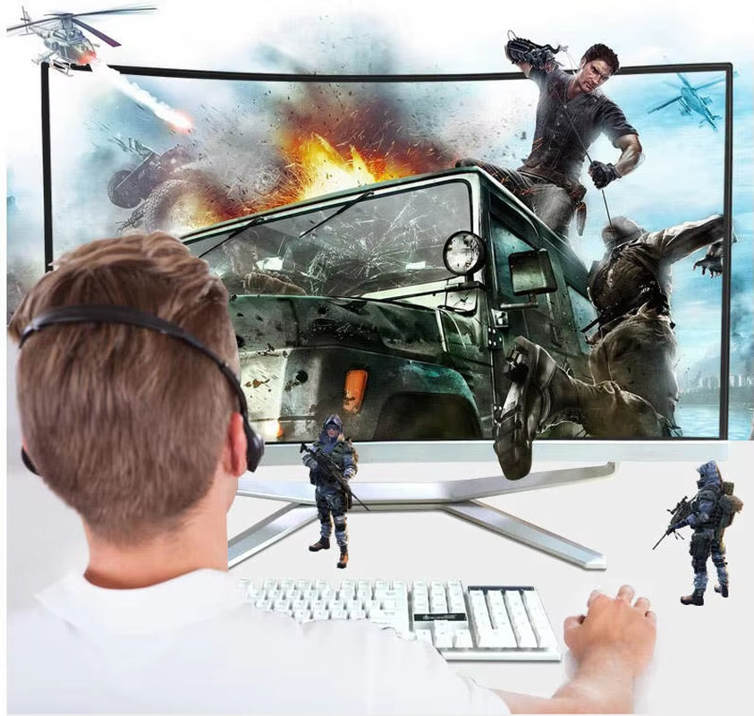 22 24 Inch Monoblock PC Core I5 I7 All in One Computer 8/16GB Gaming PC Complete Full Set with Windows PC GAMER GAMING