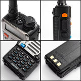 UV-5R+ plus Two Way Radio, Long Range for Adults Rechargeable with Earpiece, Walkie Talkie for Outdoors