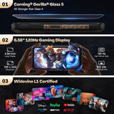 Armor X16 Pro 5G Rugged Phone 10360Mah up to 16GB RAM 256GB ROM 120Hz 6.56" Android Smartphone with Google Gemini