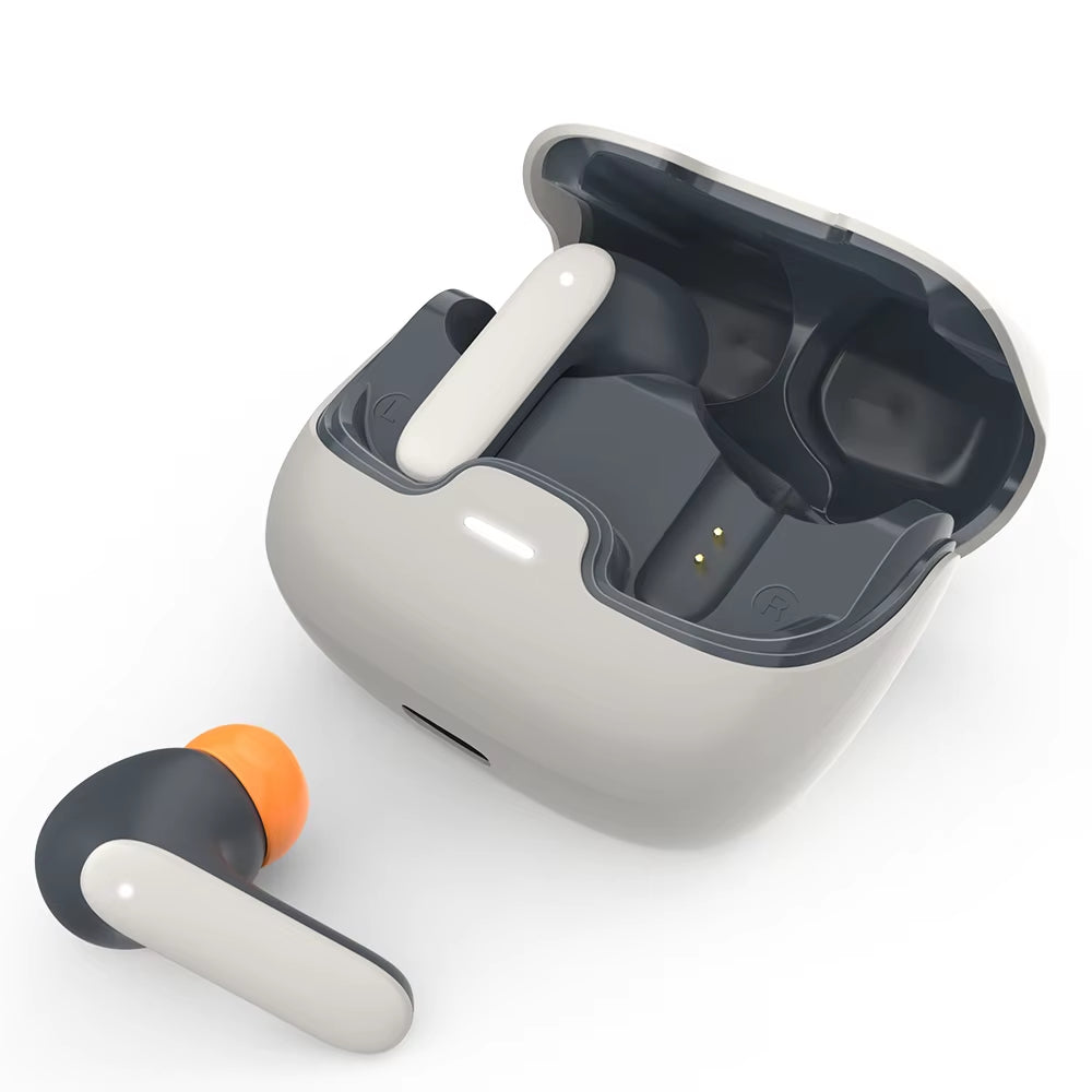 Bluetooth 5.4 TWS Wireless Bluetooth Earphones Ultra-Low Latency Dual Microphone ENC Noise Cancelling in Ear Bluetooth Earphones