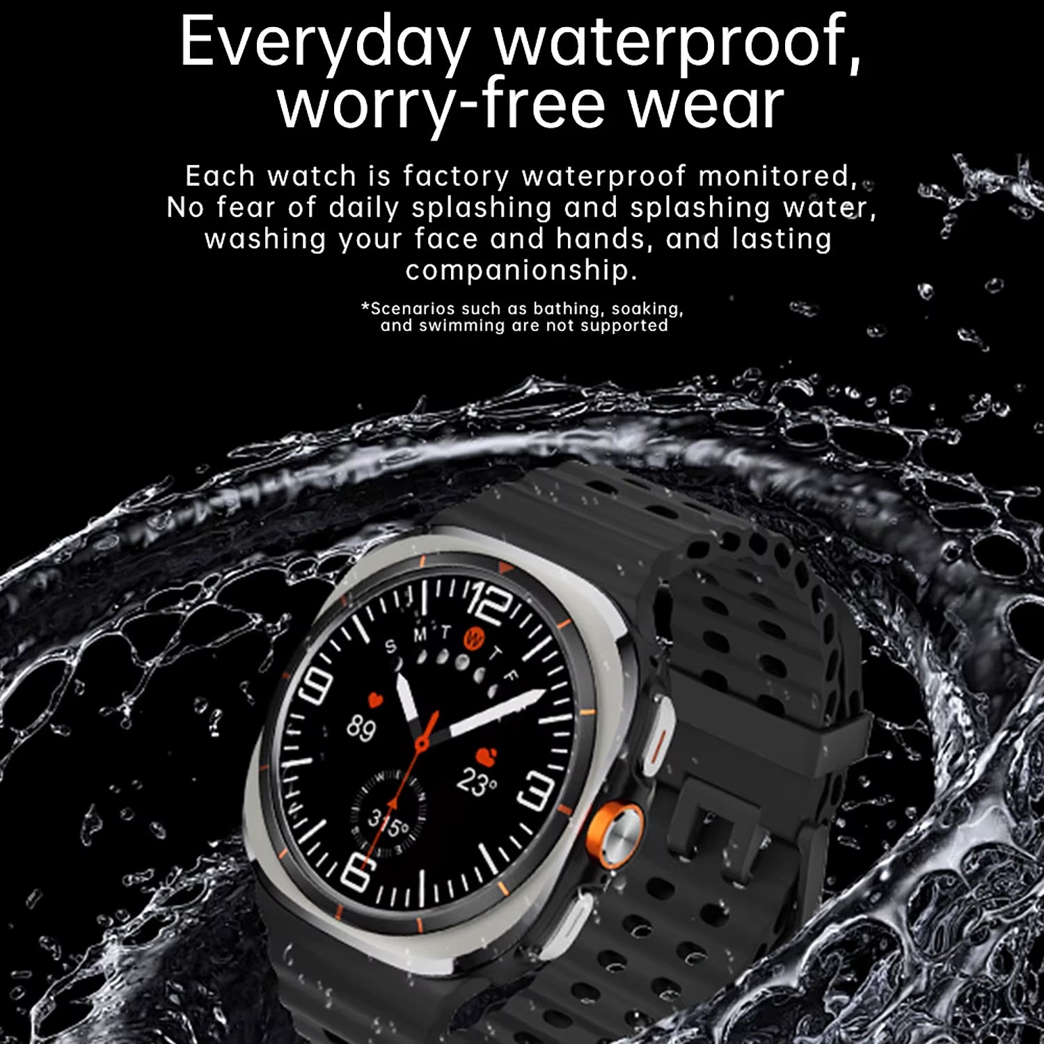 2025New WATCH 7 Ultra Upgrade 5G Smart Watch Men 1480Mah 32GB Memory 480*480 HD Screen Camera NFC GPS Compass Sports Smartwatch