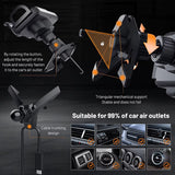 2-In-1 Car Wireless Charger Dual Coil Fold Screen Phone Fast Charging for  Galaxy Z Fold 5 6 Air Vent Car Phone Holder
