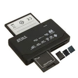All in One Card Reader USB 2.0 SD Card Reader Adapter Support TF CF SD Mini SD SDHC MMC MS XD