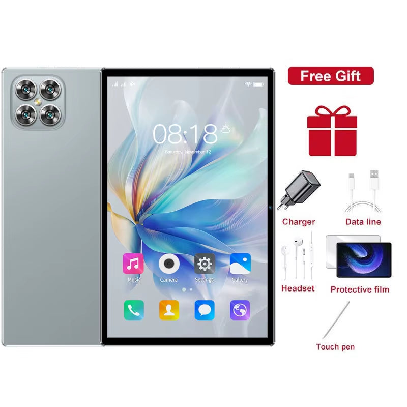 New K11 Tablets Case for 16GB+1TB 11Inch 5G Dual SIM Android Face Recognition Global Version Tablet PC 2025 for Children'S Kid