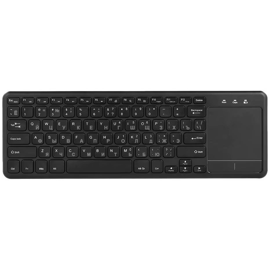 2.4Ghz Ultra Thin Wireless Touch Keyboard with Multi-Touch Touchpad for Windows 10/7 Android TV BOX Notebook Laptop Smart TV