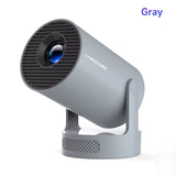 HY300 Pro + Projector 4K 720P with 5W Speaker Android 11 8000 Lumens Wifi 6 BT5.4 Outdoor Video Home Theater Projector