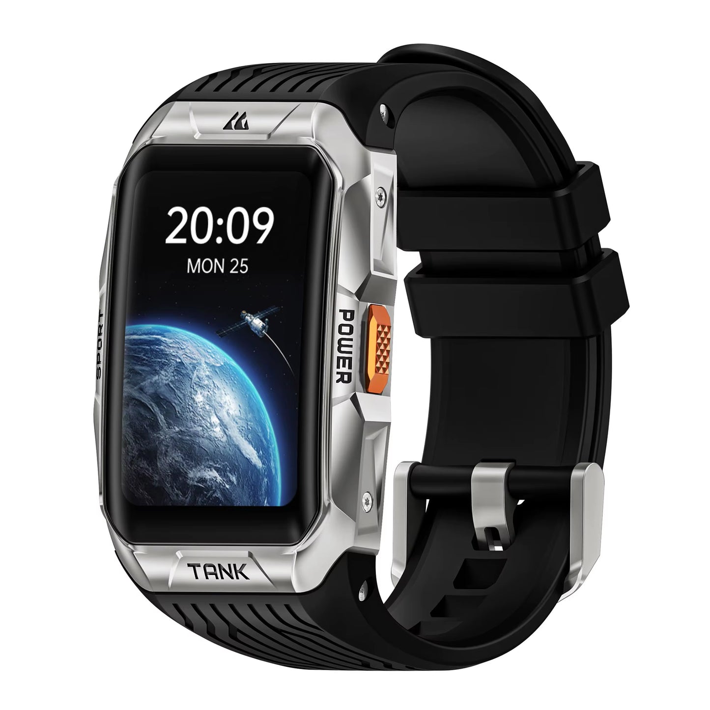 2025  TANK X2 Ultra GPS Smart Watch for Men 3D Curved Screen Stainless Steel Body Compass Altimeter Waterproof Smartwatch