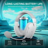 ×Attack Shark L80PRO Gaming Headset, Lightweight Over-Ear Gaming Headphones