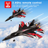 SU27 RC Plane 2.4G 2CH Remote Control Flying Glider with LED Lights EPP Foam Airplane Toys for Children Gifts