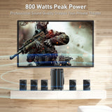 Surround Sound Systems Home Theater System - 800 Watts Peak Power 6.5" Subwoofer 5.1/2.1 Wired Stereo Speakers