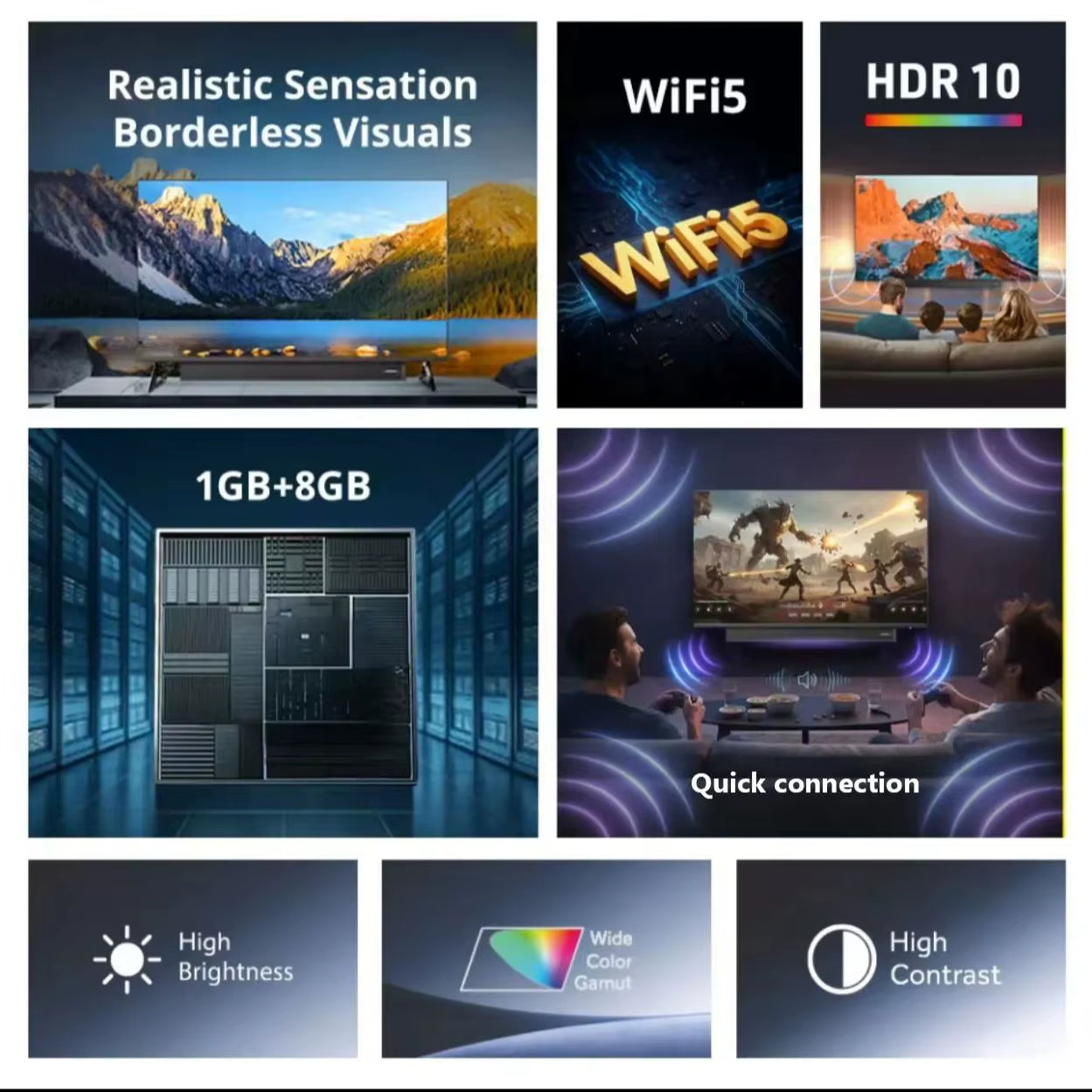 32" Smart TV Tizen OS Powered by SAMSUNG Built-In 30W Soundbar HDR10 V-Max Display Theater Audio Dynamic Sound 1Y Warranty