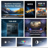 32" Smart TV Tizen OS Powered by SAMSUNG Built-In 30W Soundbar HDR10 V-Max Display Theater Audio Dynamic Sound 1Y Warranty