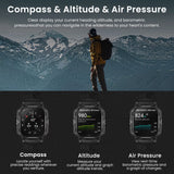 M3E GPS Smart Watch for Men Barometer Altitude Compass 6 Satellite Positioning Systems 480Mah 60 Days Extra-Long Battery