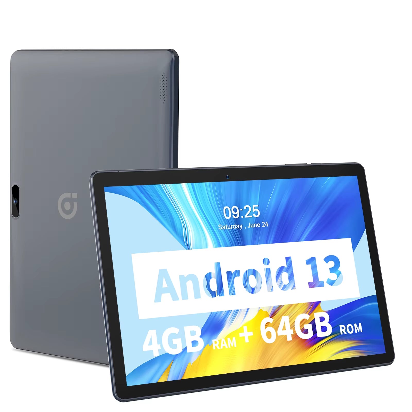 10.1 Inch Tablet PC Android 13 64 GB Quad Core Touch Screen Wifi with SIM Slot Support 3G Phone Call