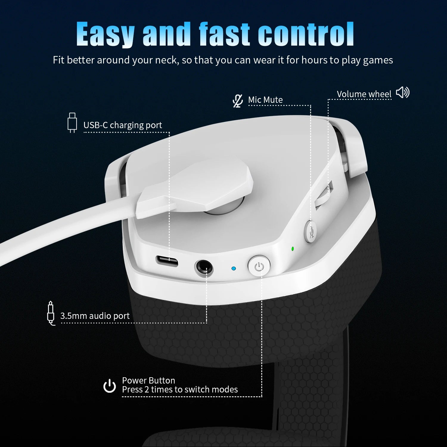 G06 2.4G Dual Wireless Gaming Headset 5Ms Low Latency 7.1 Surround ENC Mic for PC PS4 PS5 Gaming Bluetooth Headphones