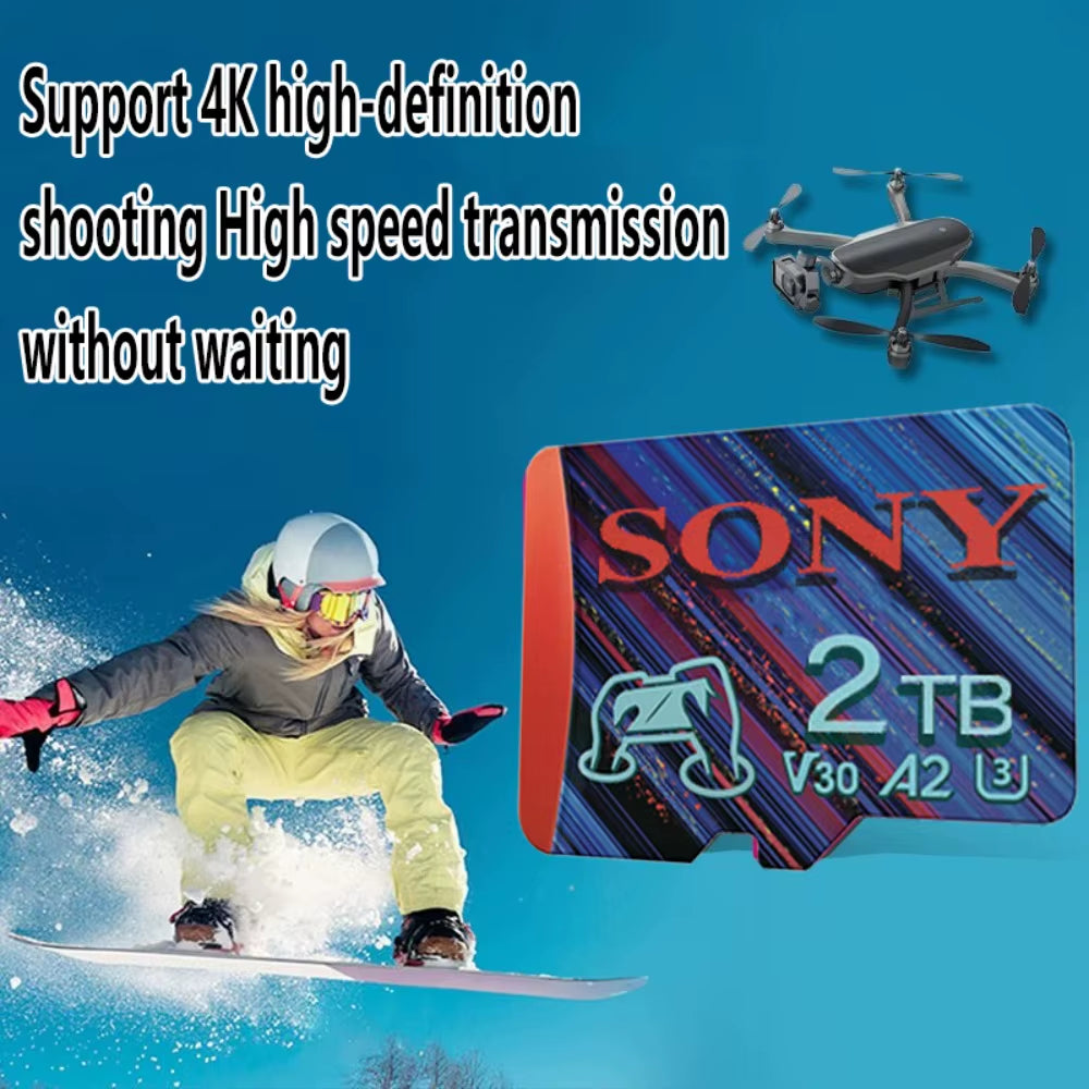 Original  SD 2TB1TB Micro TF Mini SD Card 256GB 512GB 128Gb 64GB TF Memory Flash Card for Phone/Computer/Camera Dropshipping