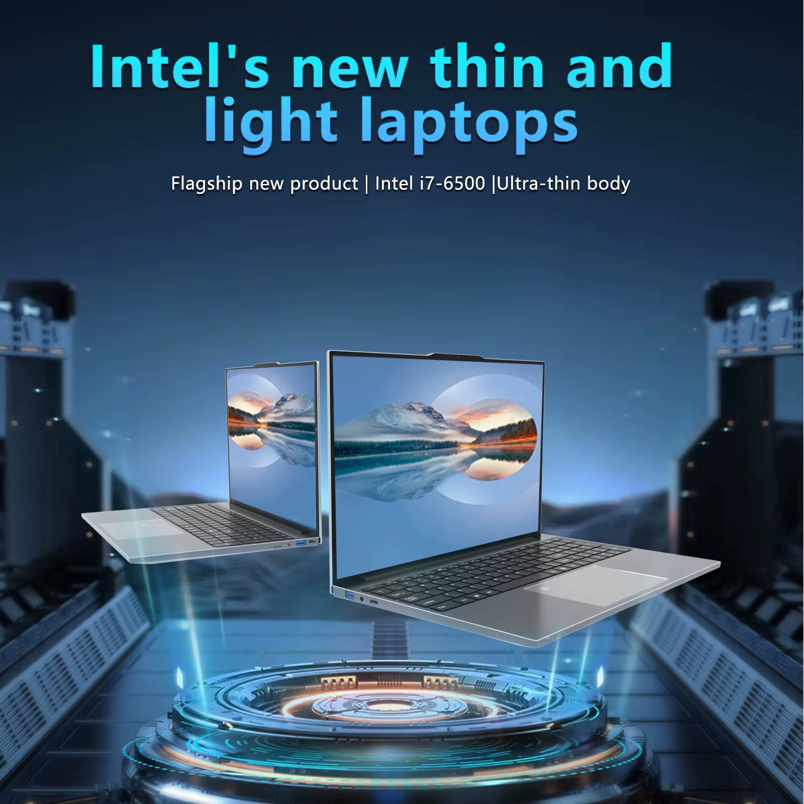 15.6" Laptop Computer PC Windows 11  Core I7 6500U I3 6100U PC Gamer 16GB RAM Fingerprint Unlock Notebook Laptops Backlight