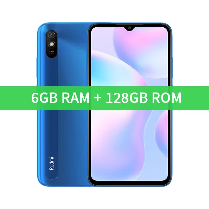 Redmi 9A Smartphone 64GB 128GB Global Rom Cellphone 5000Mah 6.53 Inch MTK Helio G25 Octa Core 13MP Smart Phone CN Version