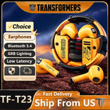 Ship from US  Wireless Bluetooth Earphones Low Latency Gaming Headset TF-T23 HD Call with Mic Earbuds Sport