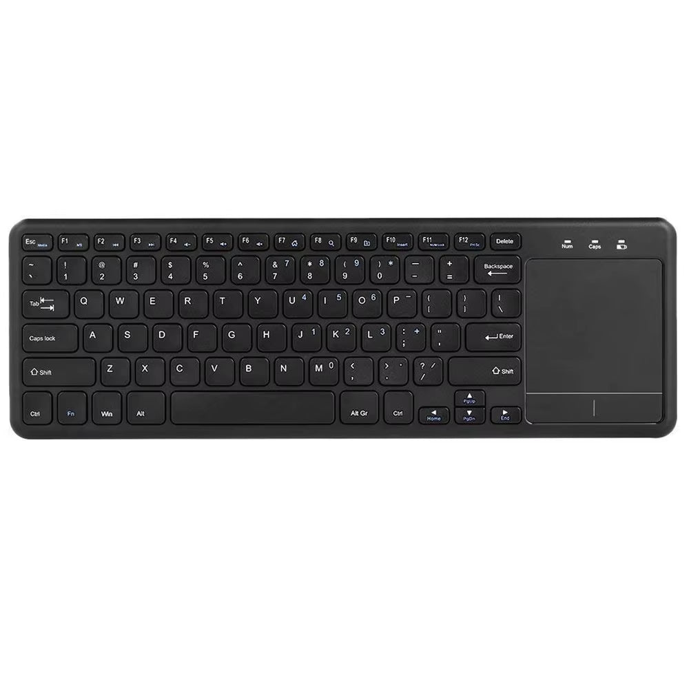 2.4Ghz Ultra Thin Wireless Touch Keyboard with Multi-Touch Touchpad for Windows 10/7 Android TV BOX Notebook Laptop Smart TV