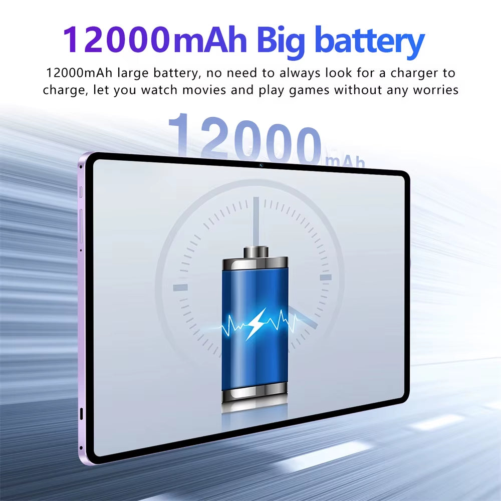 New M70 plus Tablets Case for 5G Dual SIM Android Global Version 11.6Inch Face Recognition Tablet PC 2025 for Children'S Kid