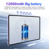 New M70 plus Tablets Case for 5G Dual SIM Android Global Version 11.6Inch Face Recognition Tablet PC 2025 for Children'S Kid