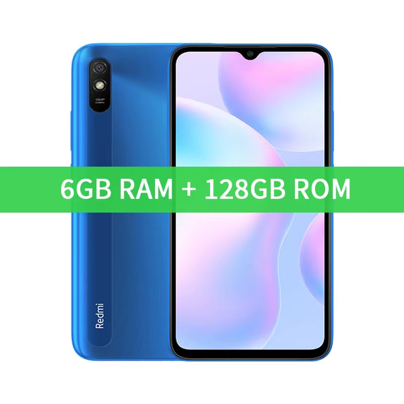Smartphone  Redmi 9A Global Rom 4GB/6GB 64GB/128GB 5000Mah 6.53 Inch MTK Helio G25 Octa Core 13MP 4G Smartphone Used Phone