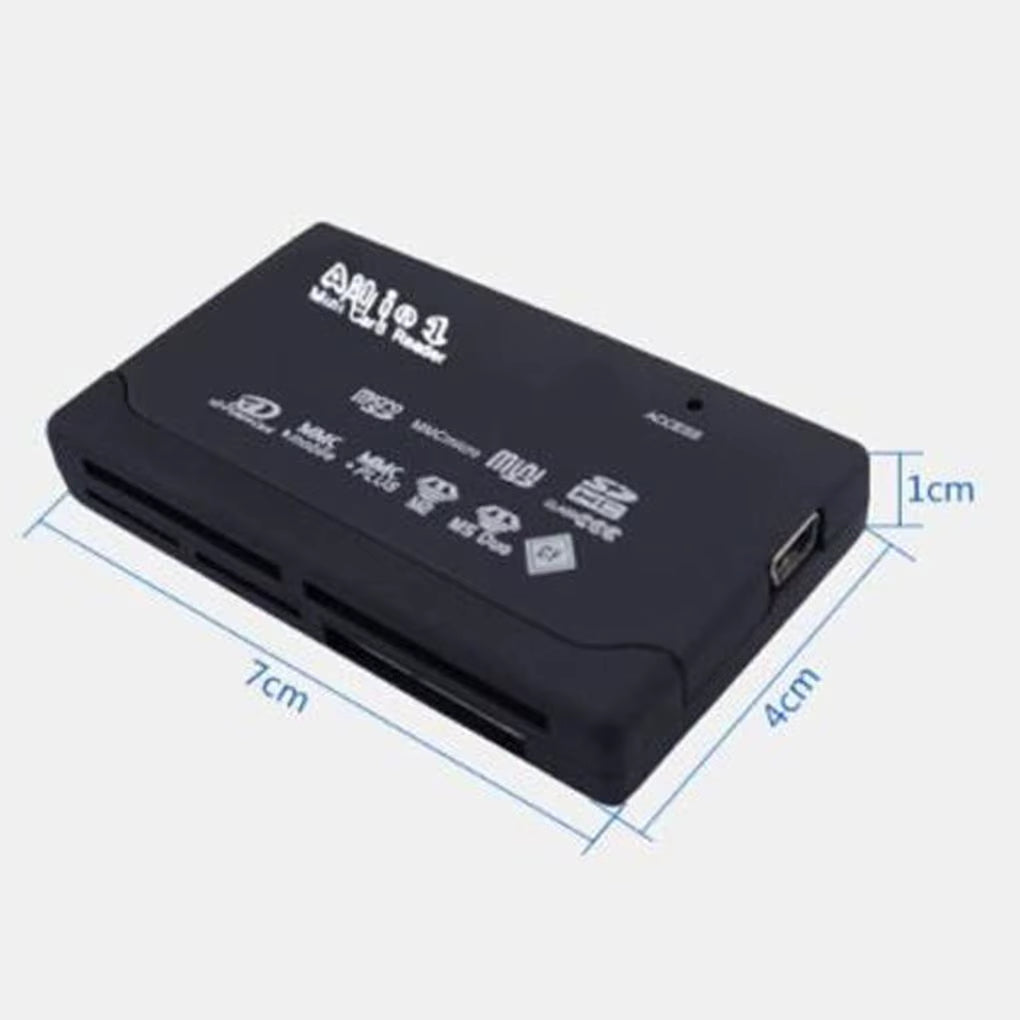 All in One Card Reader USB 2.0 SD Card Reader Adapter Support TF CF SD Mini SD SDHC MMC MS XD