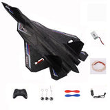RC Foam Aircraft SU-35 SU-57 2.4G Aircraft with LED Wireless Electronic Control Glider Fixed Wing Aircraft Foam Boys Outdoor Toy