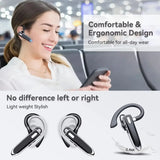 Wireless Headphones Bluetooth Earphone with Microphon ENC Noise Cancelling Handsfree Talking Headset Busines Auriculares Driving