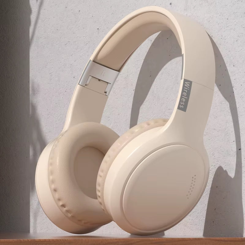 Wireless Bluetooth Headphones over Ear HIFI Stereo Headsets Noise Reduction Sports Gaming Earphones Music Player with Mic Gifts