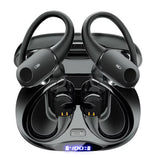 T68 Deep Bass Wireless Earbuds Bluetooth 5.3 TWS Earphones In-Ear LED Display Waterproof True Earphones for Work Gym Sports