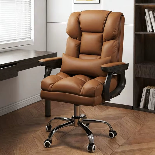 Luxury Modern Ergonomic Office Chair -Computer Desk Chair with Wheels, High Back Executive Swivel Chair for Home Office