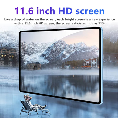 New M70 plus Tablets Case for 5G Dual SIM Android Global Version 11.6Inch Face Recognition Tablet PC 2025 for Children'S Kid