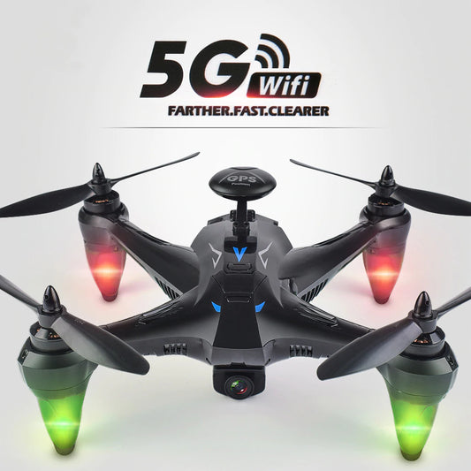 Durable Professional Quadcopter Automatic Return Wide Angle 5G WiFi FPV Dual GPS 720P1080P Camera Drones