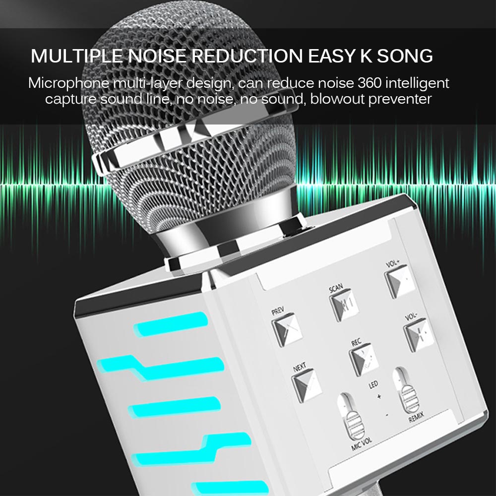 Wireless Bluetooth Condenser Microphone Microphone Audio Integrated