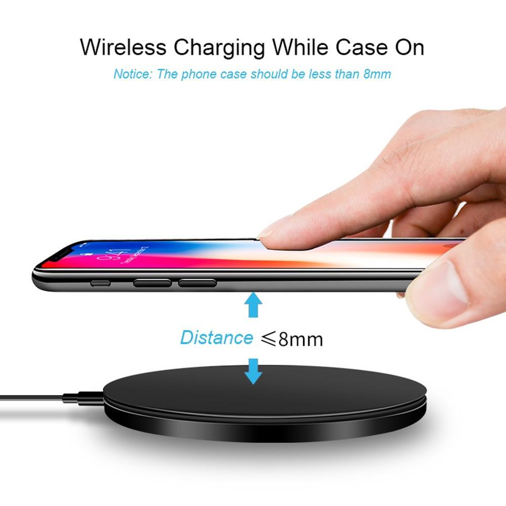 Ultra-thin wireless fast charging 9V QI charger