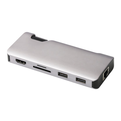 7-in-1 USB-C hub through HDMI output port