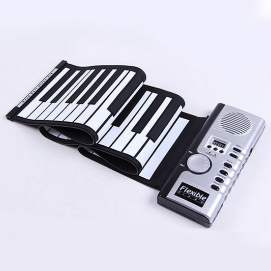 Flexible Roll-up Silicone Keyboard 61-key Digital Piano