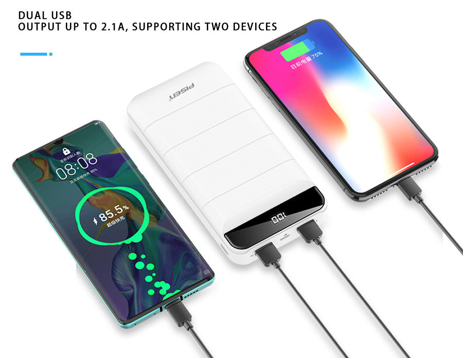 Pinsheng Digital Display Dual USB Power Bank