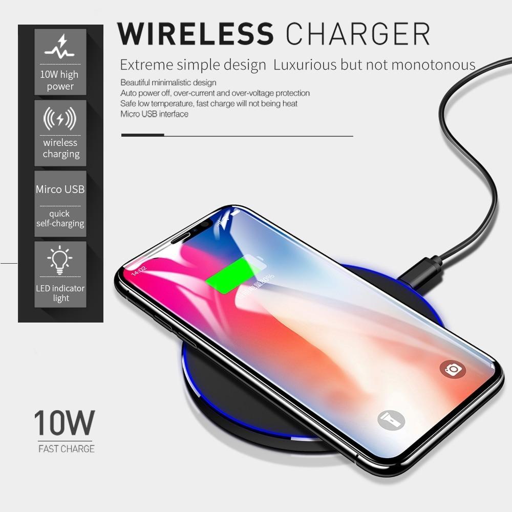 Ultra-thin wireless fast charging 9V QI charger