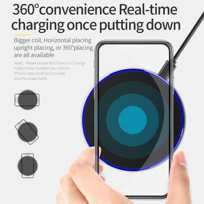 Ultra-thin wireless fast charging 9V QI charger